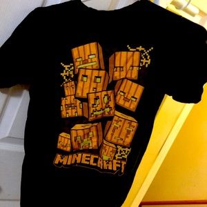 Minecraft pumpkin t-shirt